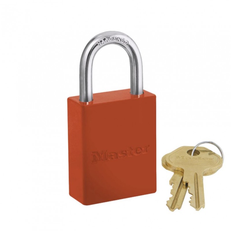 supplier distributor jual powder coated aluminium safety padlocks 6835ka masterlock jakarta indonesia harga murah