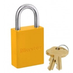 supplier distributor jual powder coated aluminium safety padlocks 6835mk masterlock jakarta indonesia harga murah