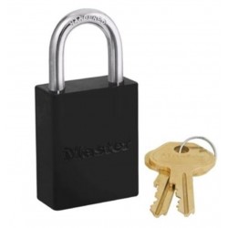 supplier distributor jual powder coated aluminium safety padlocks 6835kamk masterlock jakarta indonesia harga murah