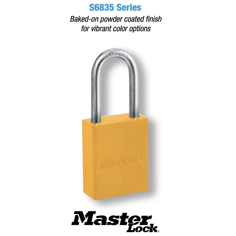 supplier distributor jual aluminum safety padlocks s6835kz masterlock jakarta indonesia harga murah