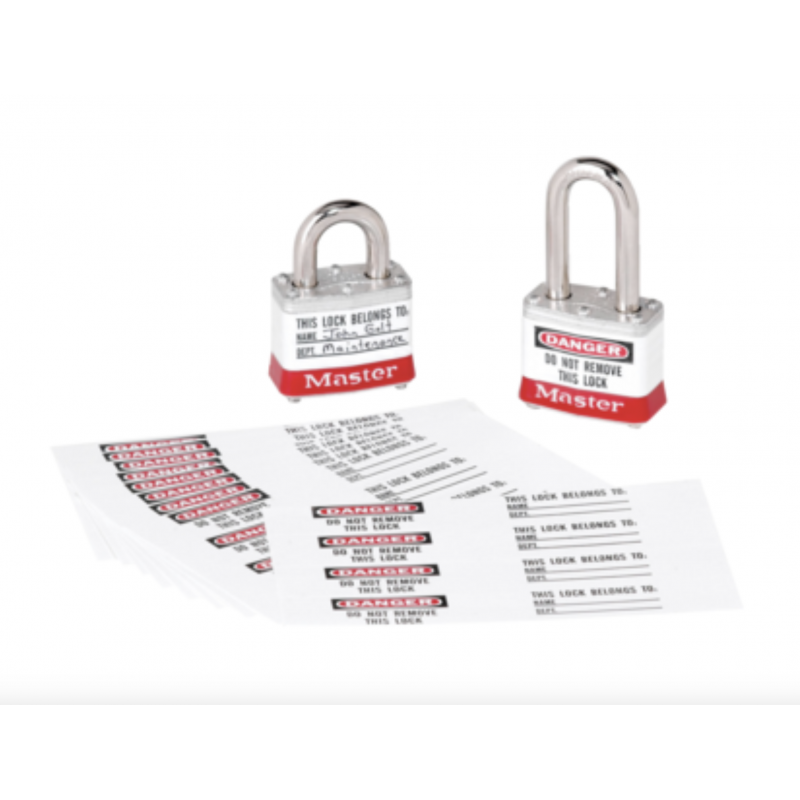 supplier distributor jual padlock identification labels 461 masterlock jakarta indonesia harga murah