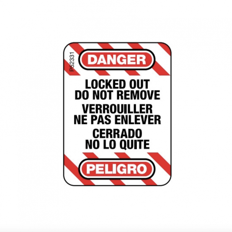 supplier distributor jual retractable cable lockouts danger labels for s856/s866 s143 masterlock jakarta indonesia harga murah