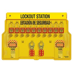 supplier distributor jual padlock english/spanish stations 1483bp410es masterlock jakarta indonesia harga murah