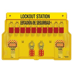 supplier distributor jual padlock english/spanish stations 1483bp1106es masterlock jakarta indonesia harga murah