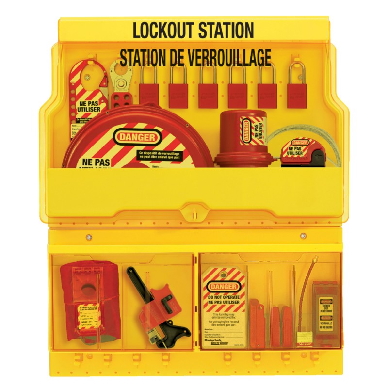 supplier distributor jual deluxe lockout bilingual stations s1900ve1106frc masterlock jakarta indonesia harga murah