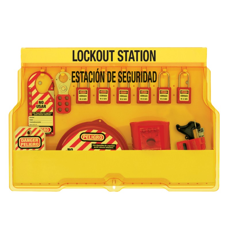 supplier distributor jual lockout bilingual stations s1850v410es masterlock jakarta indonesia harga murah