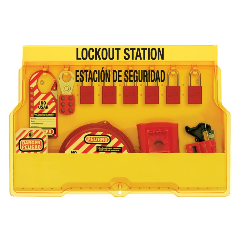 supplier distributor jual lockout bilingual stations s1850v1106es masterlock jakarta indonesia harga murah