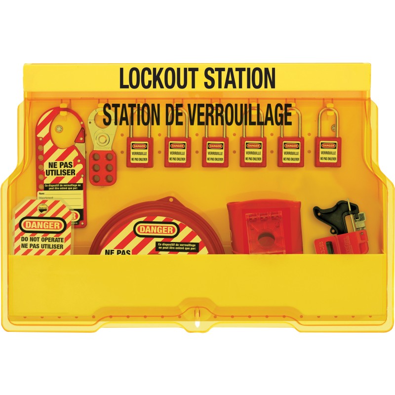 supplier distributor jual lockout bilingual stations s1850v410frc masterlock jakarta indonesia harga murah