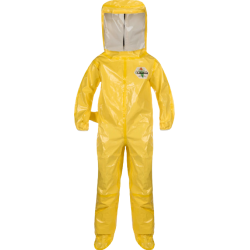 Lakeland CT4SY400PS ChemMax4 Plus Fully Encapsulated Suit Level B Flat Back (Yellow)