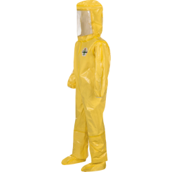 Lakeland CT4SY400PS ChemMax4 Plus Fully Encapsulated Suit Level B Flat Back (Yellow)