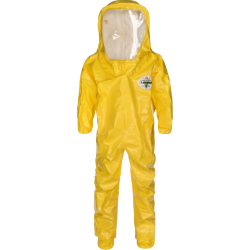 Lakeland CT4SY450PS ChemMax4 Plus Fully Encapsulated Suit Level B Expanded Back (Yellow)