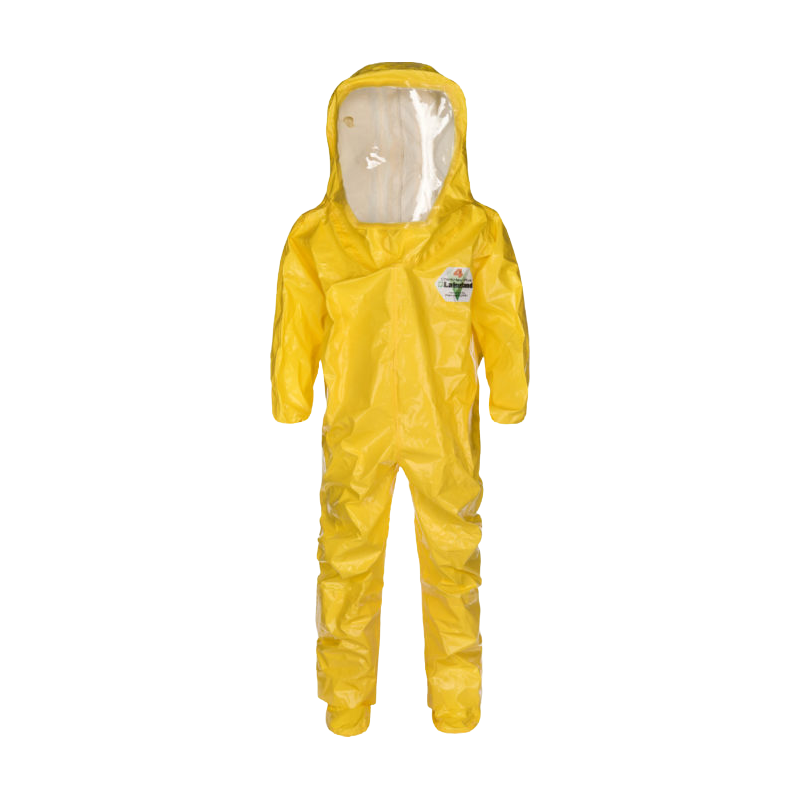 Lakeland CT4SY450PS ChemMax4 Plus Fully Encapsulated Suit Level B Expanded Back (Yellow)