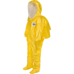 Lakeland CT4SY450PS ChemMax4 Plus Fully Encapsulated Suit Level B Expanded Back (Yellow)