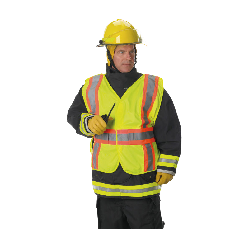 Lakeland V-AF-OSC2GBV-L-R Reflective Vest (Rompi Polyester)