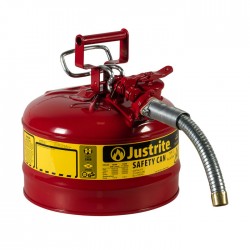 Justrite 7225130 Safety Can (AccuFlow Galvanized Steel Type 2)