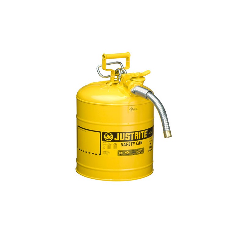 Justrite 7250230 Safety Can (AccuFlow Galvanized Steel Type II)