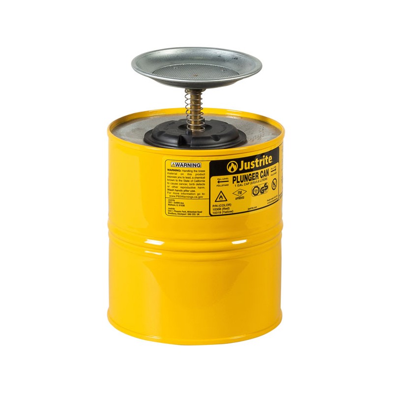 Justrite 10318 Safety Plunger Cans